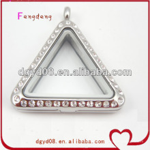 New arrival jewelry stainless steel glass memory lockets wholesale
